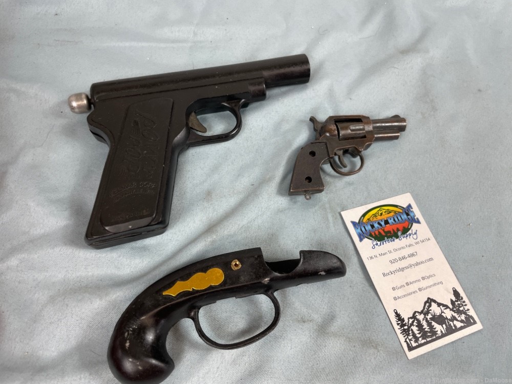 Vintage Toy / Replica Gun Pistol Lot! Pow'r Pop Milwaukee WI-img-4