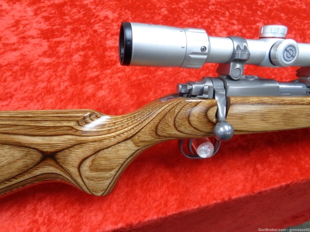 Ruger 77/22 Magnum 22 WMR Win Mag All Weather SS Rifle VX Scope WE TRADE-img-2