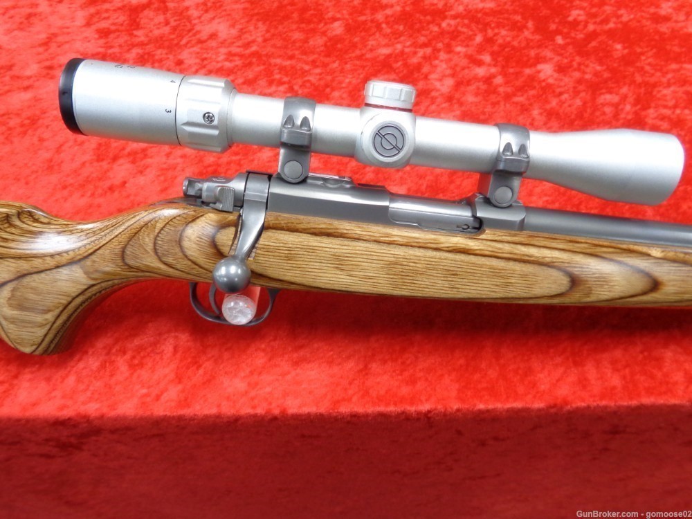 Ruger 77/22 Magnum 22 WMR Win Mag All Weather SS Rifle VX Scope WE TRADE-img-1