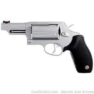 Taurus 2-441039T Judge Revolver 45 LC, 2.5" Chamber, 3 in Bbl, Ribbed Grp-img-0