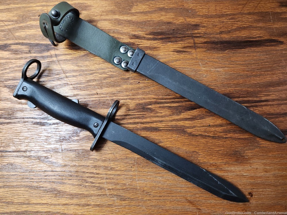 M1958 Bayonet with belt hook Scabbard for FN M1949/56 SLR, Belgium-img-2