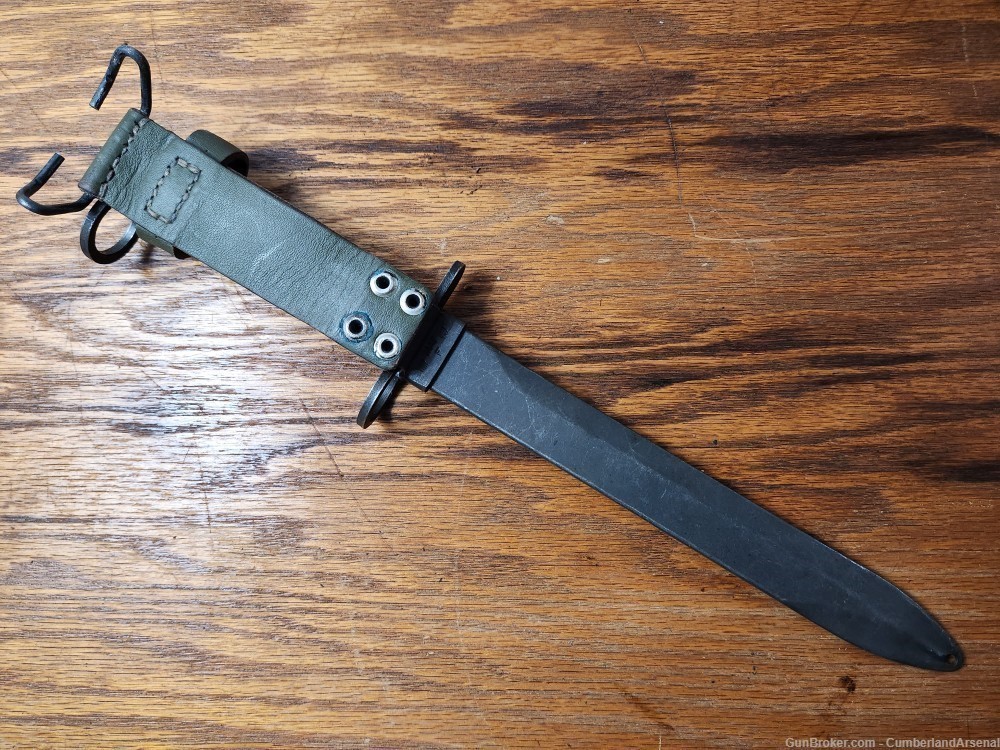 M1958 Bayonet with belt hook Scabbard for FN M1949/56 SLR, Belgium-img-1