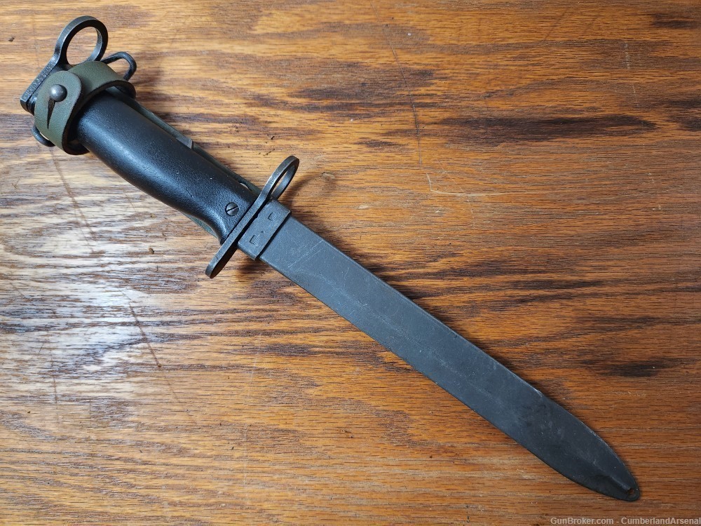 M1958 Bayonet with belt hook Scabbard for FN M1949/56 SLR, Belgium-img-0
