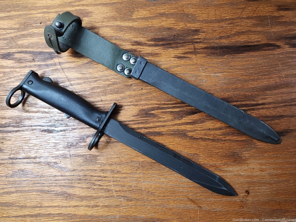 M1958 Bayonet with belt hook Scabbard for FN M1949/56 SLR, Belgium-img-3