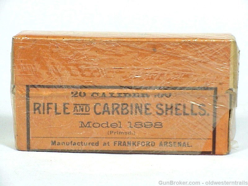 Box of 20 - .30 Cal. Krag  Rifle Carbine Shells - Model 1898-img-1