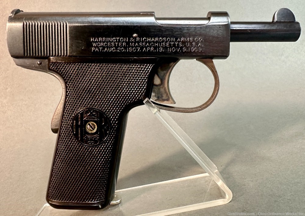 1920's Production Harrington & Richardson Self Loader Pistol-img-13