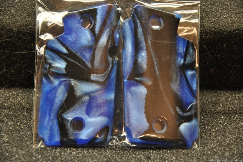 Sig P938 11 grips Faux Marble lite Blue-img-0