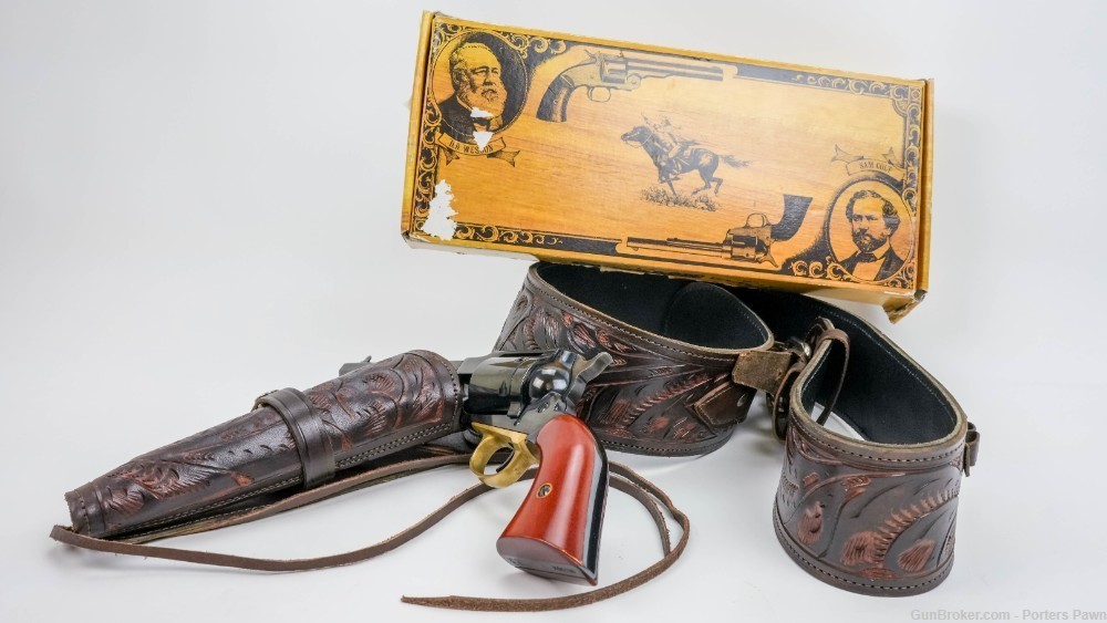 CIMARRON 1858 New Model Army 45 LC 8in 6rd Revolver-img-8
