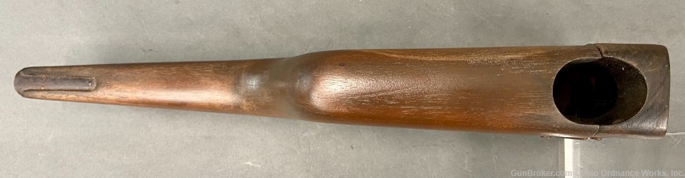 Original WWI Vintage Mauser C96 Broomhandle Walnut Shoulder Stock-img-3