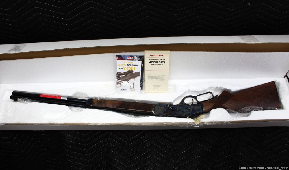 Winchester Mod 1873 Deluxe Sporting .44-40 Lever Action Rifle; NEW-img-31