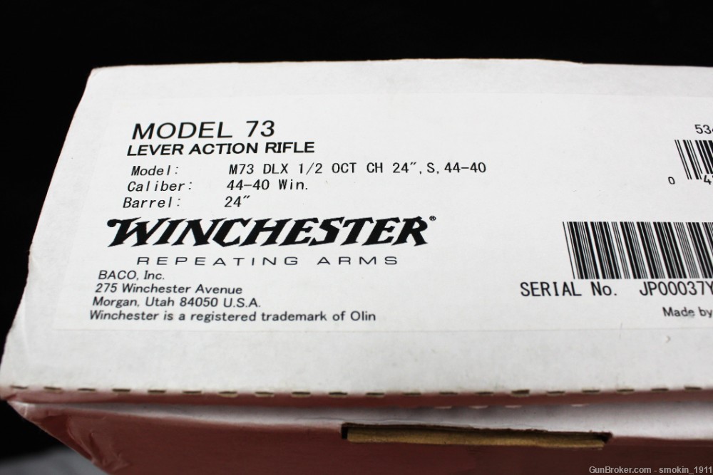 Winchester Mod 1873 Deluxe Sporting .44-40 Lever Action Rifle; NEW-img-32