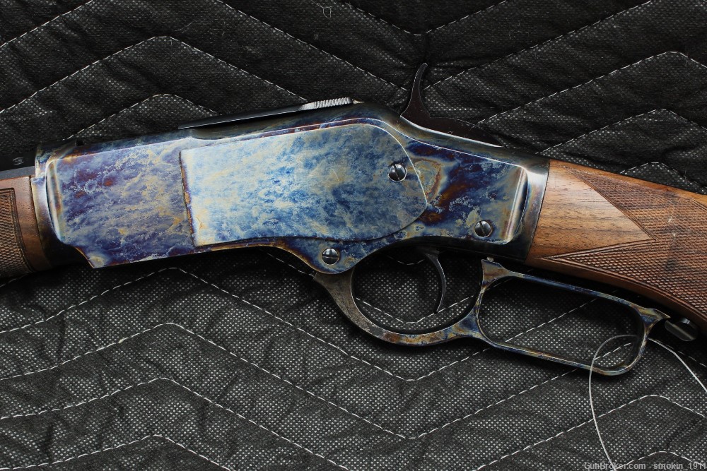 Winchester Mod 1873 Deluxe Sporting .44-40 Lever Action Rifle; NEW-img-3