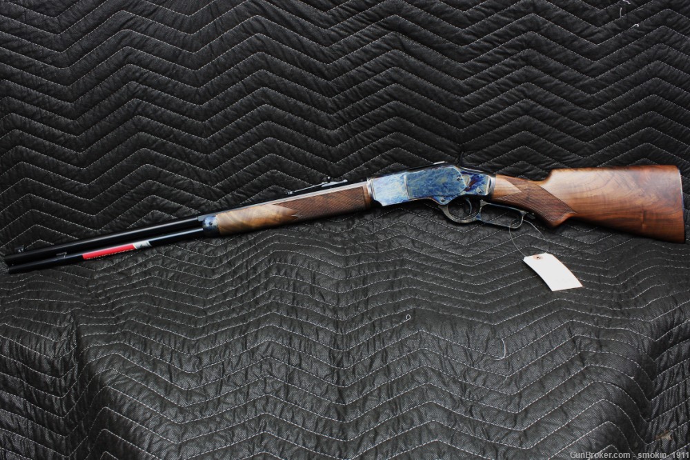 Winchester Mod 1873 Deluxe Sporting .44-40 Lever Action Rifle; NEW-img-12