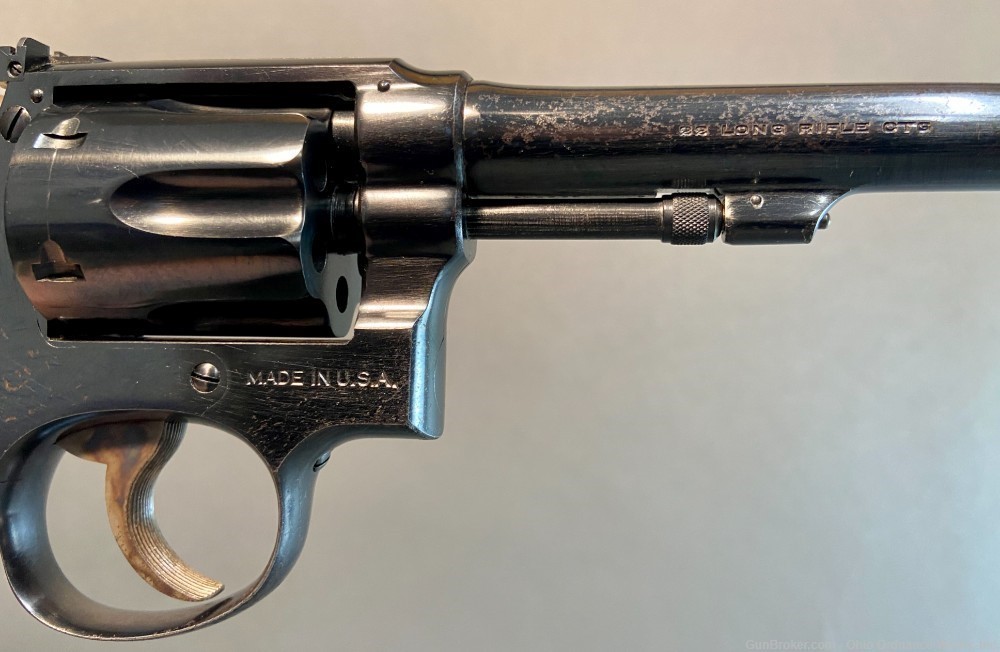 Late 1930’s Production Smith & Wesson S&W K-22 Outdoorsman Revolver-img-12
