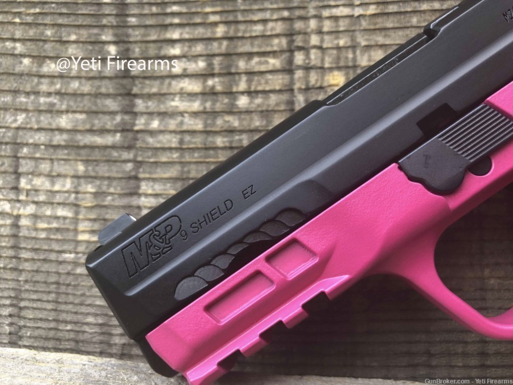 Smith & Wesson M&P 9 Shield EZ 9mm Raspberry Pink Cerakote #12437 S&W-img-4