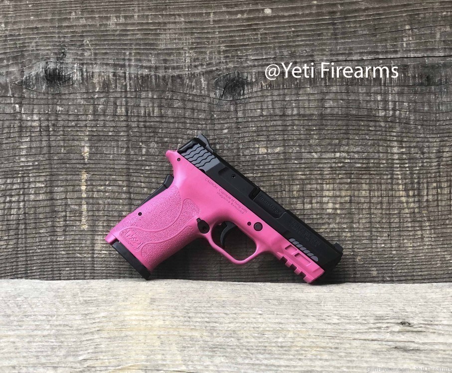 Smith & Wesson M&P 9 Shield EZ 9mm Raspberry Pink Cerakote #12437 S&W-img-3