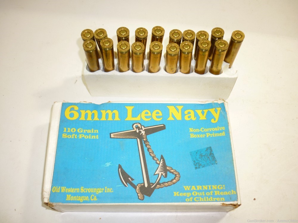 19rd - 6mm Lee Navy USN - OWS - 110gr SP -img-0