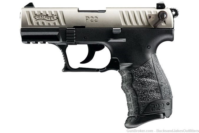 WALTHER P22Q 22LR 10+1 3.4" NICKEL-img-0