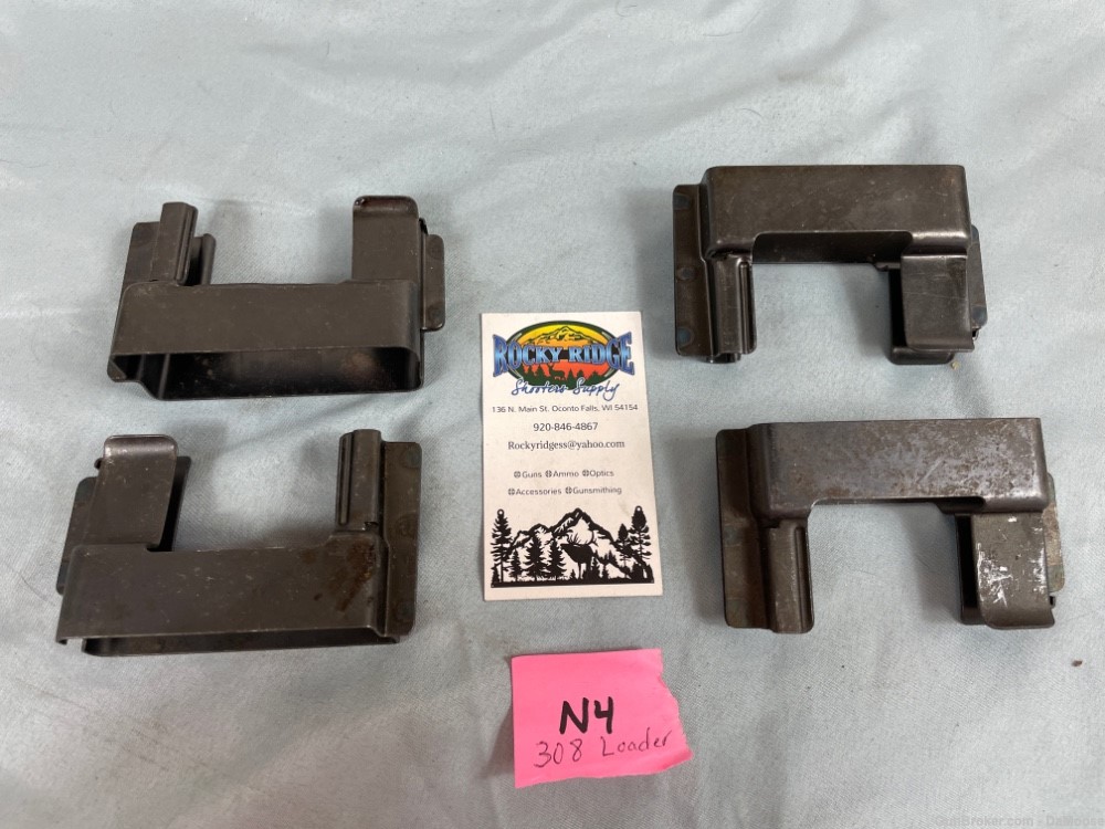Four Steel .308 / 7.62 NATO Mag Loaders (M14 / M1A / Galil / FAL)-img-0