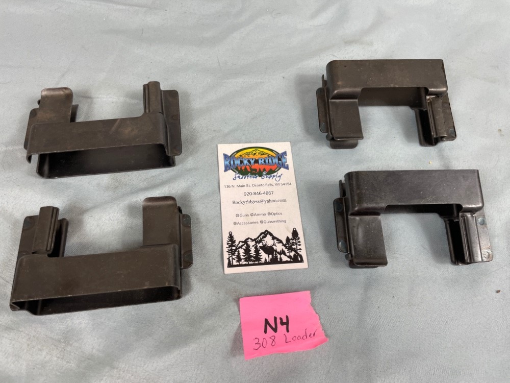 Four Steel .308 / 7.62 NATO Mag Loaders (M14 / M1A / Galil / FAL)-img-1