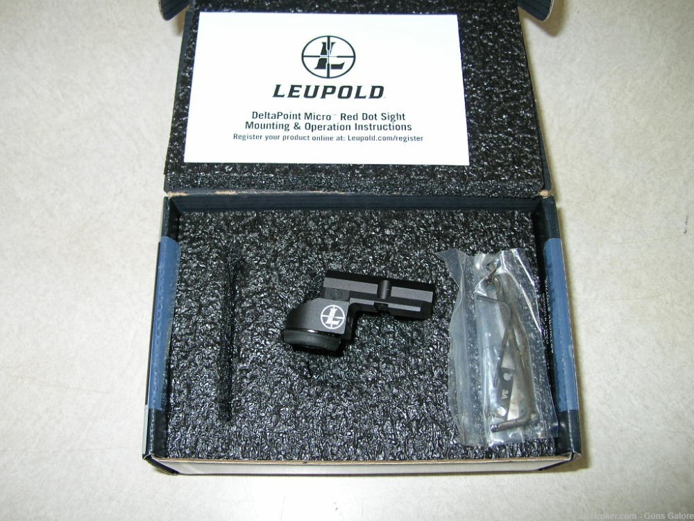 Leupold DeltaPoint Micro red dot sight for Glock pistols BRAND NEW-img-0