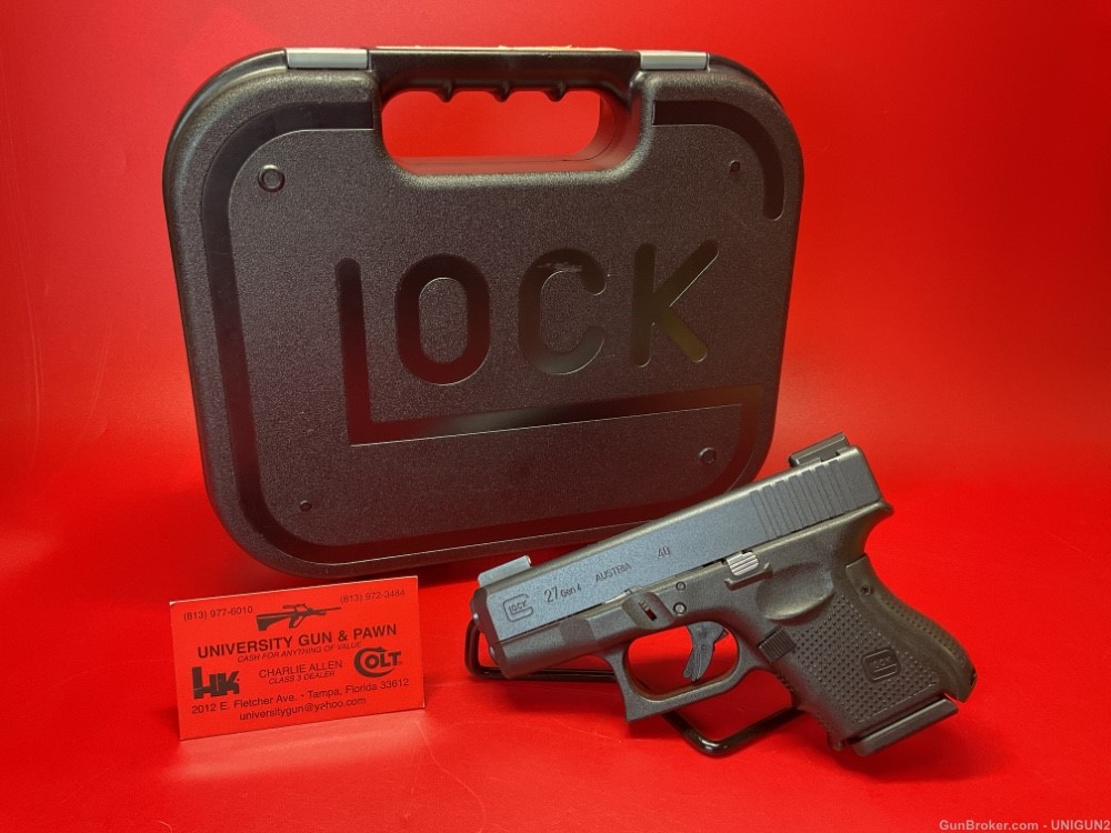 Glock G27 Gen4 w/ fiber optic night sights 40 S&W 3.43” barrel-img-7