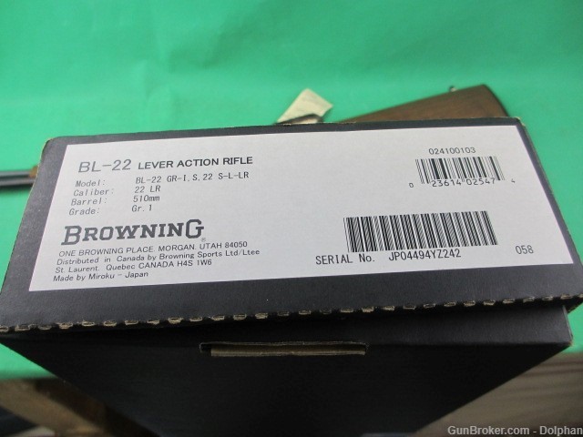 Browning BL-22 .22 LR Lever Action Rifle Grade I LNIB-img-13