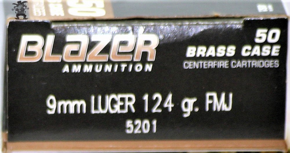 9MM CCI BLAZER 124 GRAIN FMJ 9 mm Practice & Training 100 ROUNDS-img-1