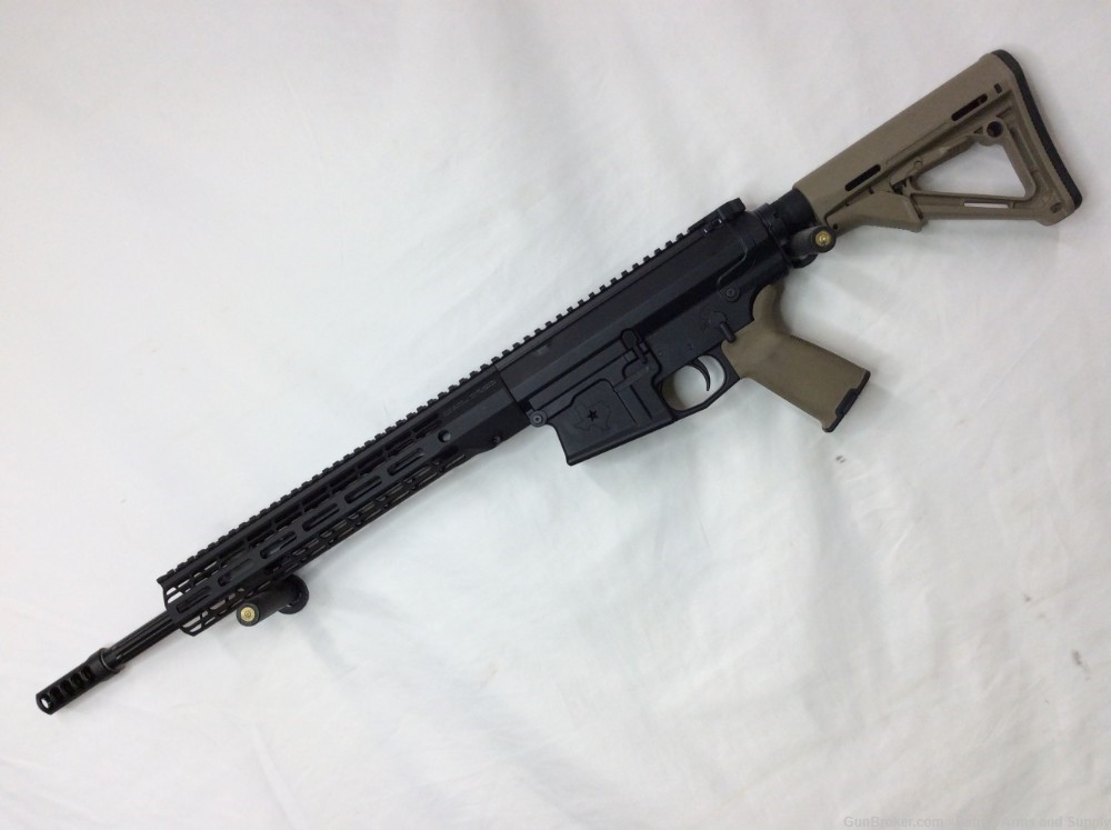 AR 10 Texas Edition 16" Stainless Steel/Nitrite Fluted-img-0