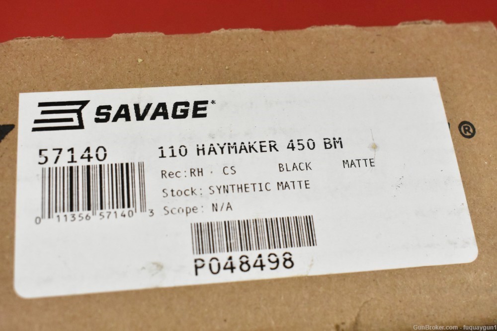 Savage 110 Haymaker 450 Bushmaster 18" Threaded 57140 110-Haymaker-img-5