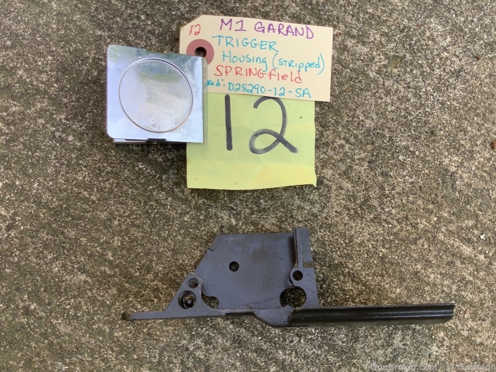 M1 Garand Trigger Housing Stripped Springfield #12 NOS-img-0
