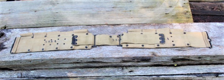 WWI US Model 1910 Dismounted Cartridge belt-img-5