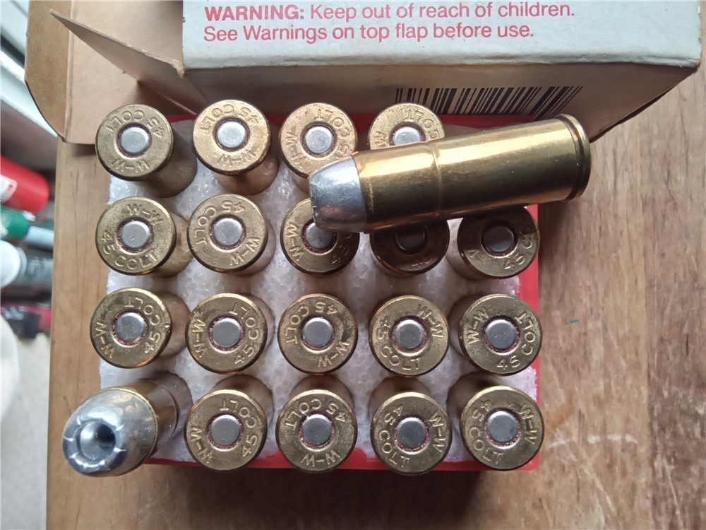 Winchester Super-X 45 Colt 225 gr. SILVERTIP Hollow Point ammo-img-6