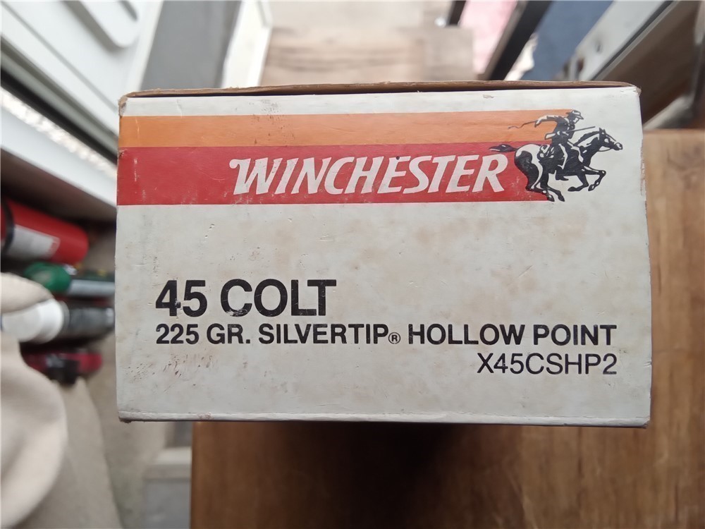 Winchester Super-X 45 Colt 225 gr. SILVERTIP Hollow Point ammo-img-4