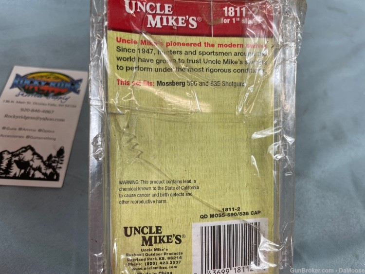 Uncle Mike's Mossberg Shotgun Cap + Super Swivels-img-2