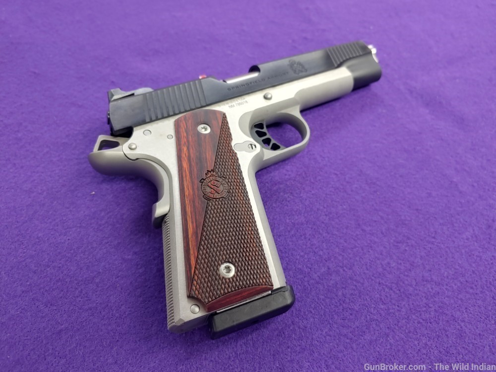 SPRINGFIELD 1911 45ACP 5" RONIN BLUED STAINLESS 8RD-img-2
