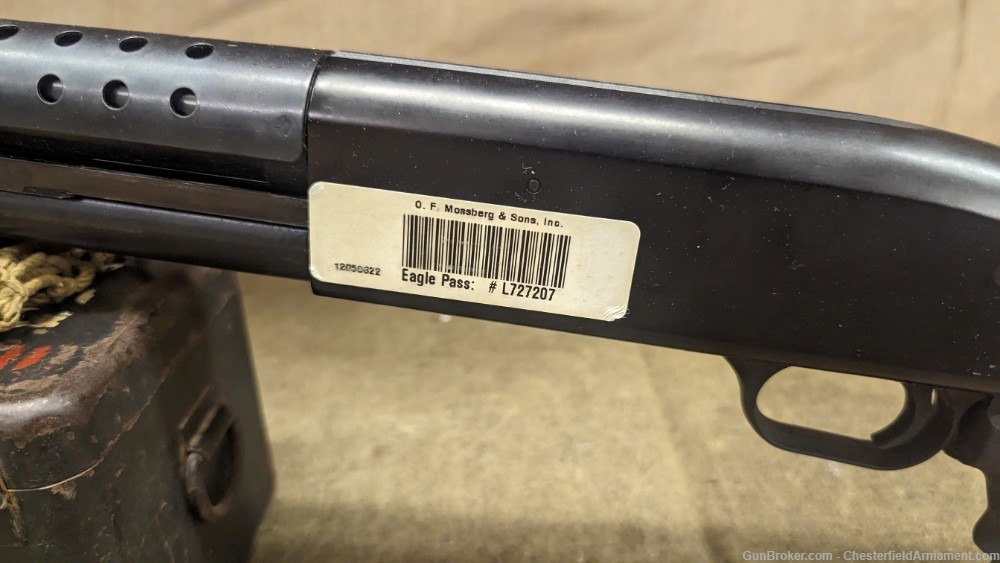 Mossberg 500 20" bbl 12 Ga w/pistol grip-img-7