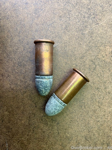 44 Henry Rim Fire Cartridges - TWO Different - VERY EARLY Pointed - UMC-img-0