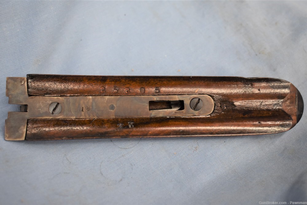 English Mortimer 12-gauge side-by-side black powder shotgun made 1855-1887-img-21