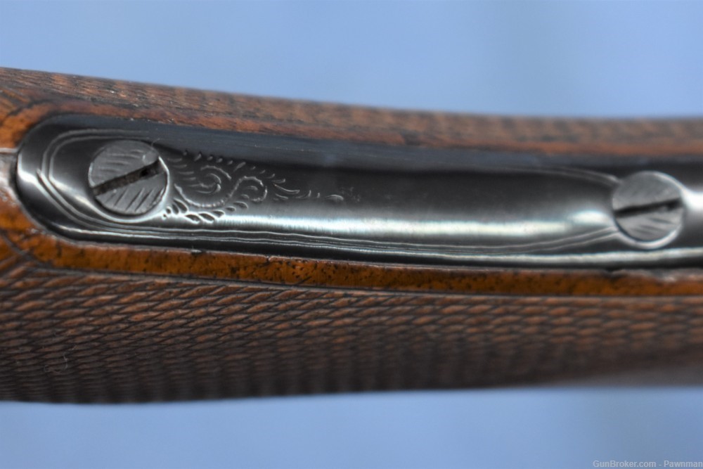 English Mortimer 12-gauge side-by-side black powder shotgun made 1855-1887-img-14