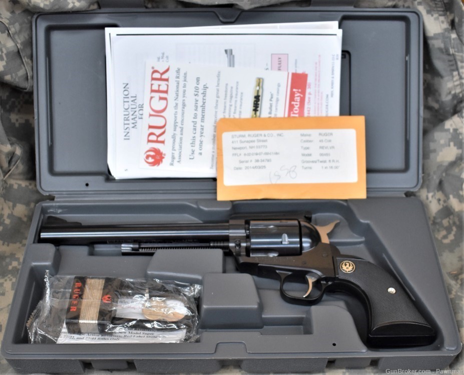 New Model Ruger Blackhawk in 45LC - Like New-img-9