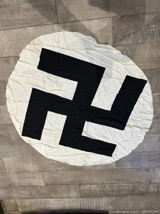 WW2 German Flag Center Piece Banner NSDAP Army 45”-img-2