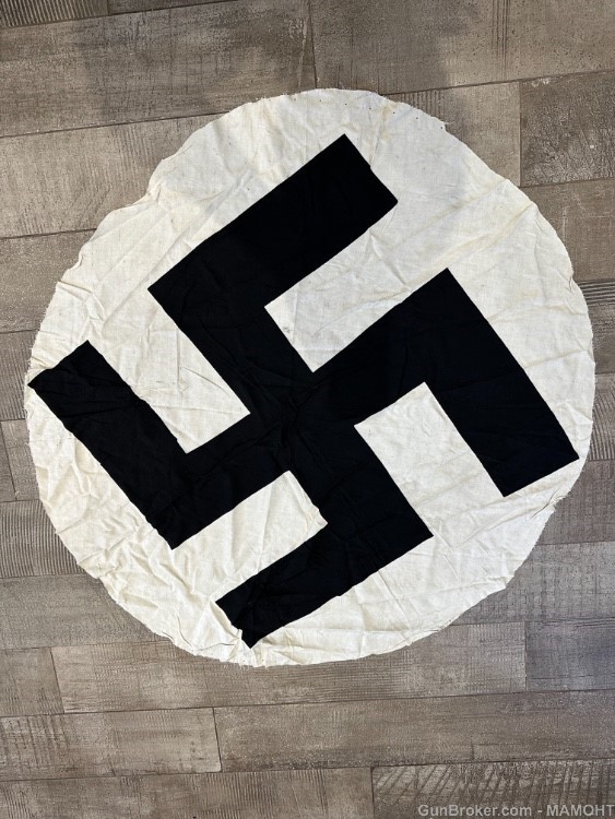 WW2 German Flag Center Piece Banner NSDAP Army 45”-img-0