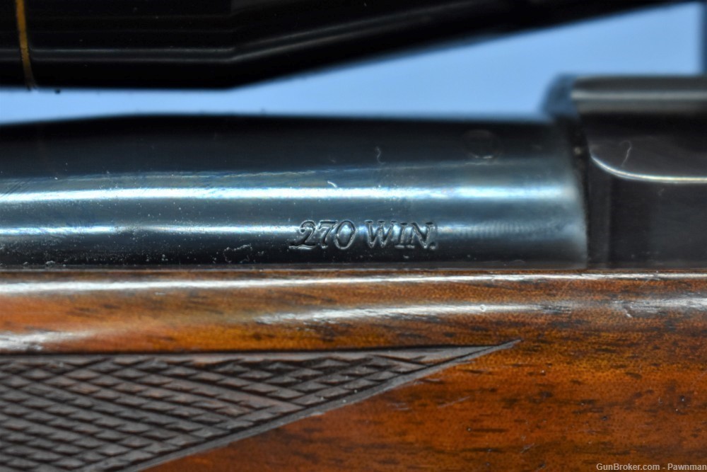 Ruger M77 in 270 w/Leupold scope Tang safety made 1984-img-10