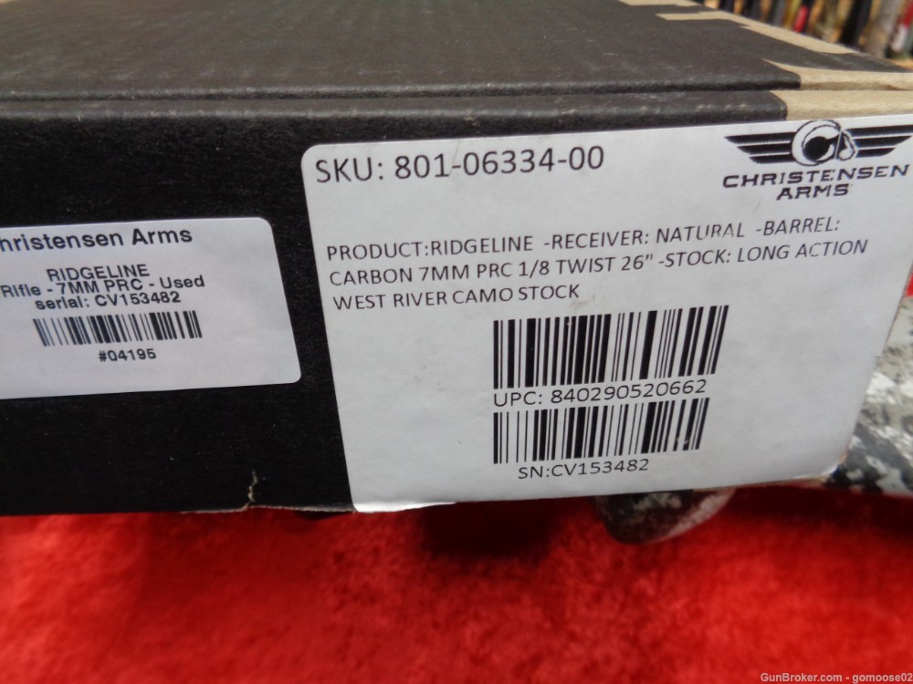 Christensen Ridgeline 7mm PRC Leupold Scope Package Carbon Fiber 26 I TRADE-img-22