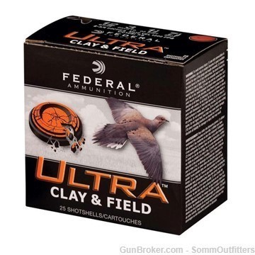 Federal Ultra Clay & Field - 12 Gauge - 2 3/4" - 7.5 Shot - 1 oz  -img-0