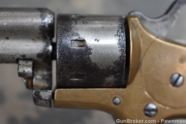 Colt Open Top Pocket Model Revolver in 22 short made 1874-img-3