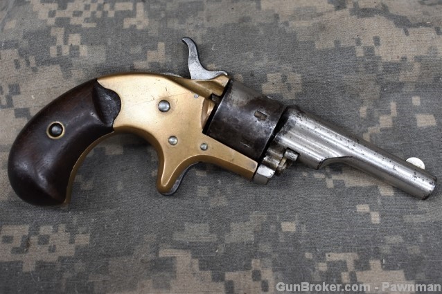 Colt Open Top Pocket Model Revolver in 22 short made 1874-img-1