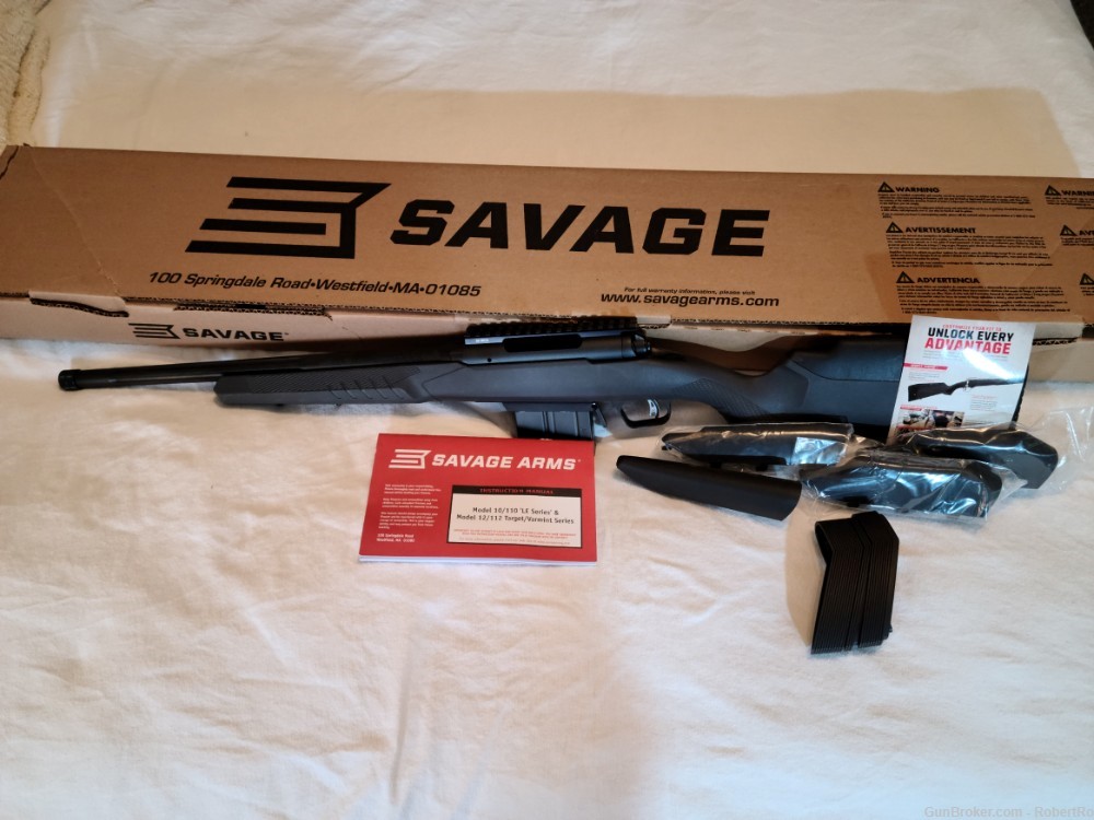 Savage 110 Tactical 6mm ARC - Bolt Action Rifles at GunBroker.com ...