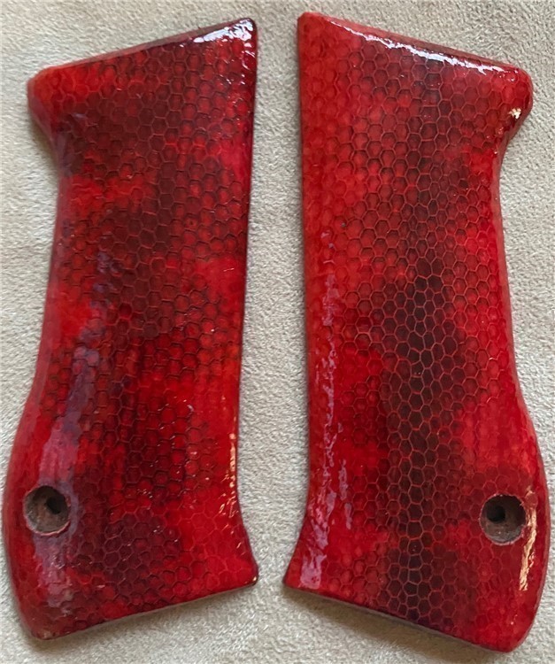 Genuine Red Sea Snake Grips for IWI Magnum Research Jericho 941 GRIPS ONLY-img-2